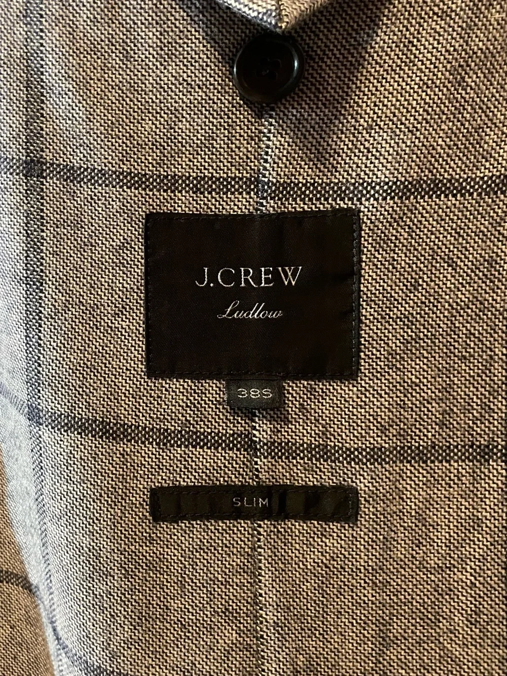 J Crew Men’s Ludlow Slim Unconstructed MOON British Cloth Wool Blazer Sport Coat